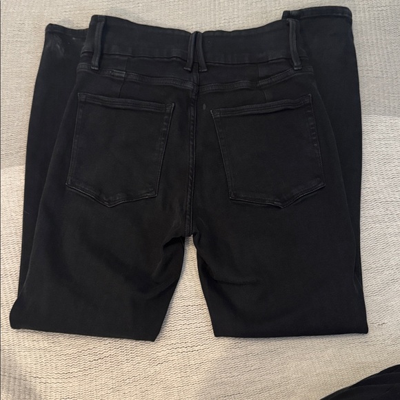 Good American Good Waist Black Button-Fly Skinny Jeans – Size 8/29 - Picture 4 of 5